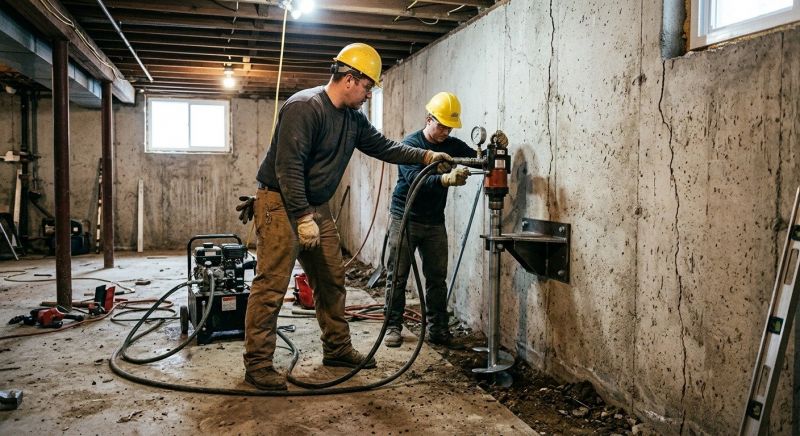 Basement Stabilization in Palm Beach Gardens, FL