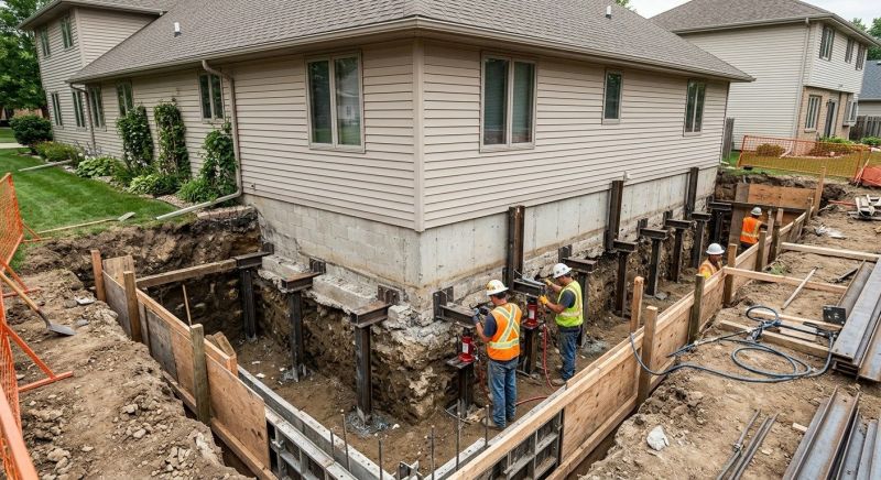 Basement Underpinning in Palm Beach Gardens, FL