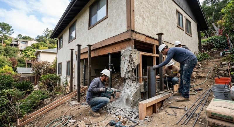Concrete Foundation Repair in Palm City, FL