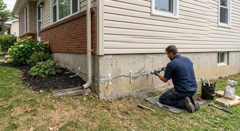 Cracked Foundation Repair in Martin County, FL