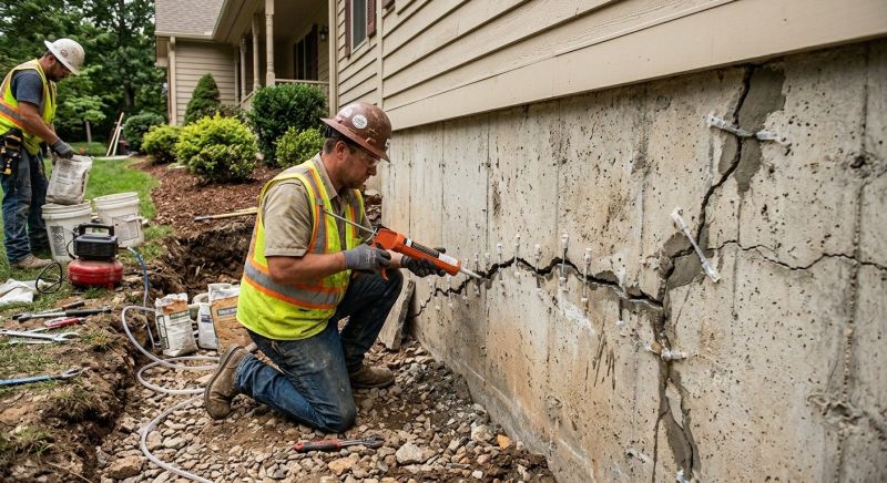 Cracked Foundation Repair in Palm Beach County, FL