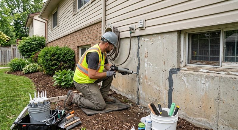 Foundation Crack Sealing in Palm Beach Gardens, FL