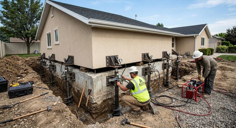 Foundation Pier Leveling in Palm Beach Gardens, FL