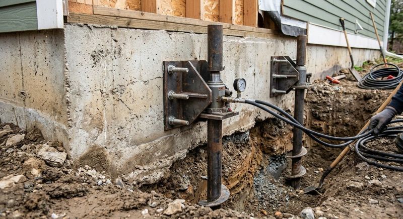 Foundation Pier Leveling in Palm Beach Gardens, FL