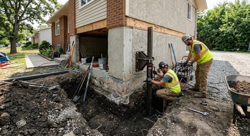 Foundation Pier Repair in Palm Beach Gardens, FL
