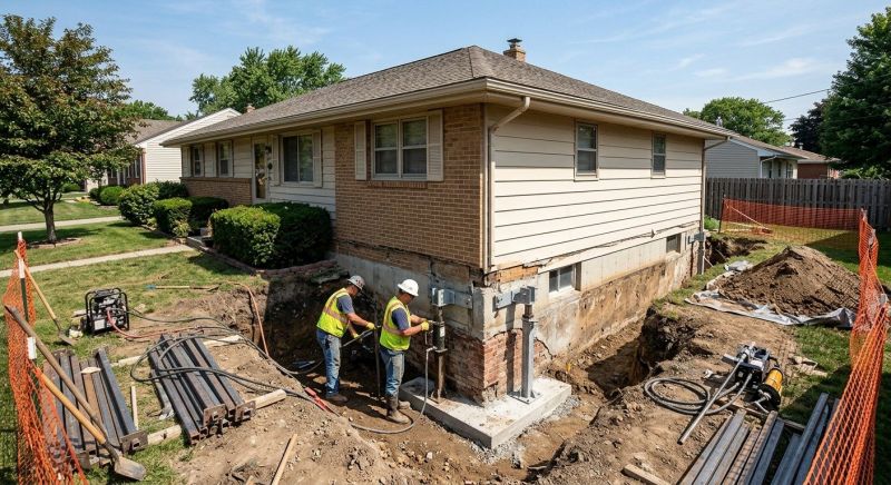 Foundation Underpinning in Palm Beach Gardens, FL
