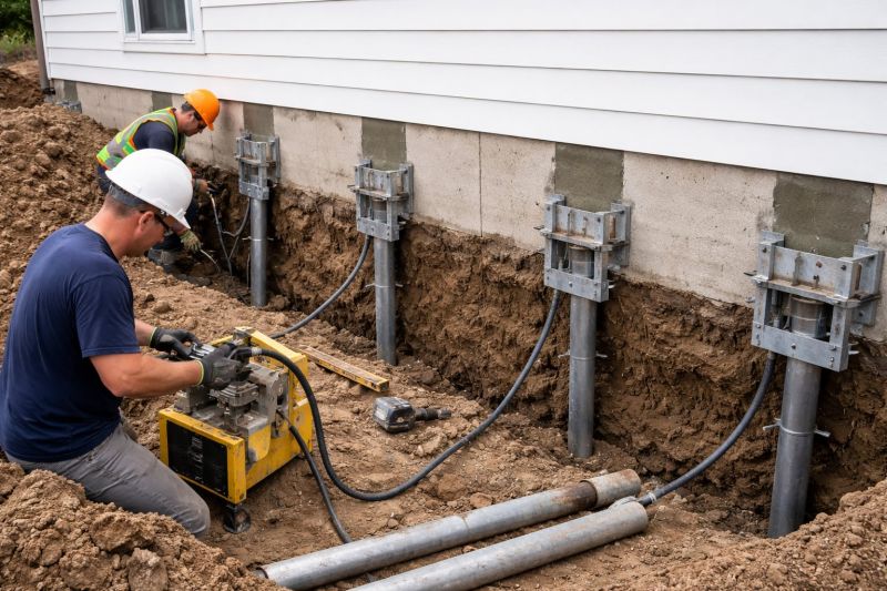 Helical Piers Installation in Palm Beach Gardens, FL