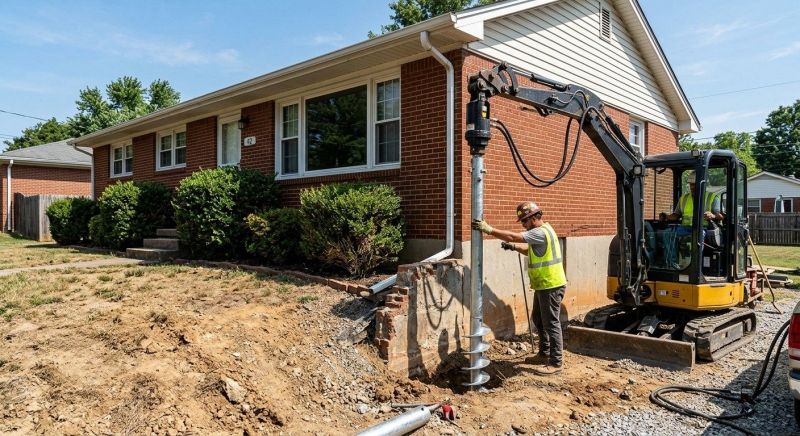 Helical Pile Installation in Palm Beach Gardens, FL